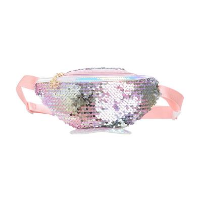 China Kids Fanny Pack Fashion 2021 Women Kids Shoulder Bag Sequins Cross - Body Bag Messenger Shoulder Bags New Design for sale