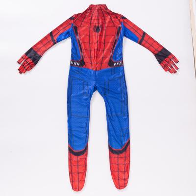 China Red Polyester Spiderman Cosplay Costume For Kids Clothing Sets Spider Man Costume for sale