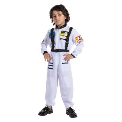 China Polyester Kid Halloween Astronaut Interstellar Cosplay Costume Role Playing Boys Girl Astronaut Spacesuit Child Carnival Rocket Clothe for sale