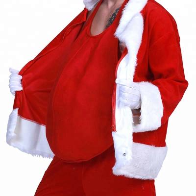 China drop shipping halloween party man santa claus adult belly for men ONESIZE cosplay for sale