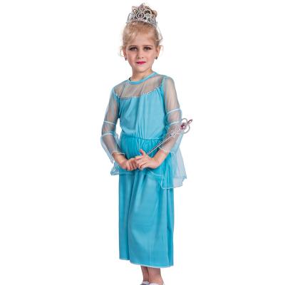 China Princess Fairy Dress Up Princess Frozen Elsa Dresses Cosplay Costume For Kids Girls for sale