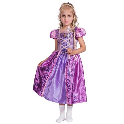 China Hot Selling Kids Princess Girl Birthday Party Baby Rapunzel Dresses Costume for sale