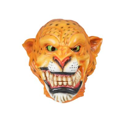 China Wholesale Hot Selling Amazon Fashion Halloween Party Leopard Mask Latex Animal Face Mask for sale