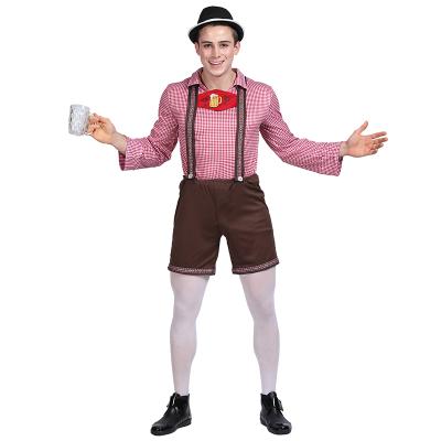 China Bavarian Carnival Costume Carnival Costume Germany Beer Festival Oktoberfest Costume For Adult Men for sale