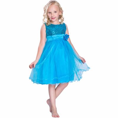 China Princess Viable Dress Kid Fancy Summer Bridesmaid Lace Up Puffy Baby Dress Design Pictures for sale