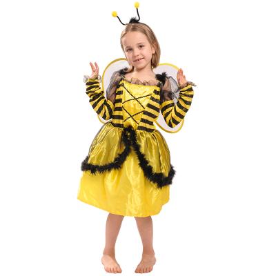 China Cute Kids Party Cute Costume Girls Bee Costume Dress For Kids for sale