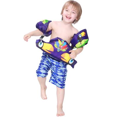 China Deluxe Neoprene Boy's Megartico Kid's Flotation Floatation Swim Belt and Detachable Armbands Set - Toucan Boy for sale