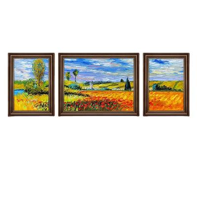 China Wholesale Traditional Style Factory Wall Art Canvas Painting Abstract Style View Office Decor Quadros Landscape Oil Paintings for sale