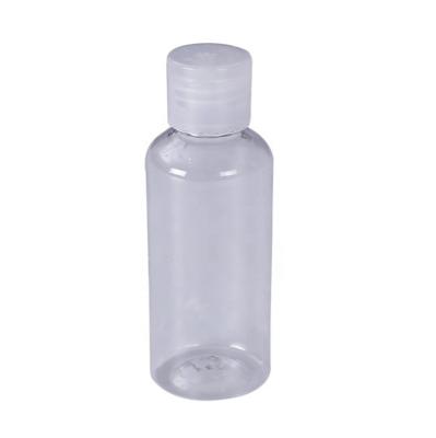 China Household Products 80ml Bottle Empty PET Hand Sanitizer Plastic Bottle With Flip Top Cap for sale