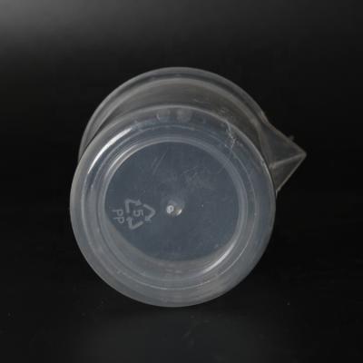 China Chemical transparent laboratory small measuring cup 250ml plastic for sale