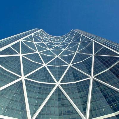 China Heat Insulation Glass Curtain Wall / Glass Curtain Wall - Customizable in Any Color for sale