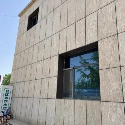 China Tamanho / Cor Custom Curtain Wall Stone Baixa manutenção Estilo moderno à venda