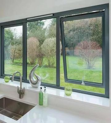 China Aluminum Window Custom Glass For Customer Requirements Top Hung Window for sale