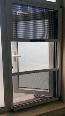 China Aluminium Mosquito Screen Window Flat Open Curtain Type Customized for sale