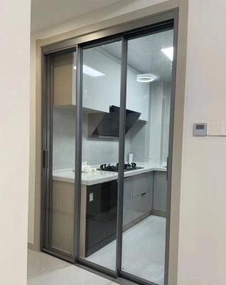 China Lightweight Aluminium Doors Insulation Customized Aluminum Metal Sliding Door for sale