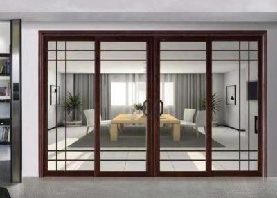 China Soundproof Aluminum Alloy Sliding Door , Residential Aluminum Sliding Glass Doors for sale