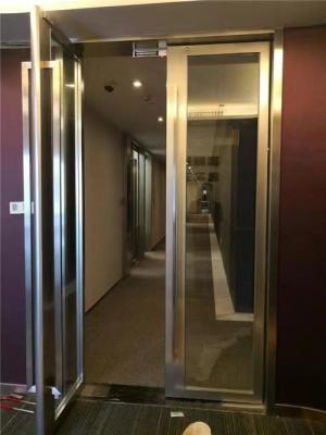 China Strong Aluminium Office Doors , Aluminium Double Glass Swing Door for sale