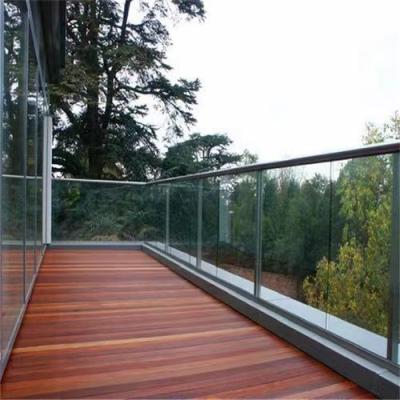 China Customized Aluminum Glass Fence for Space Saving Modern Installation for sale