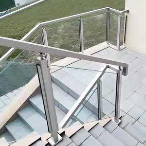 China Customizable Glass Railing System Space Saving Design with Easy Installation and Stylish Customization for sale