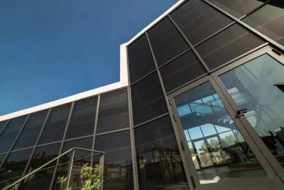 China Custom Solar PV Glass Manufacturers Energy Generating Glass Curtain Wall for sale