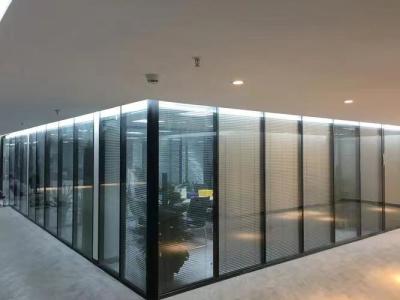 China Interior Glass Office Partitions Soundproof For Workspace Separation for sale