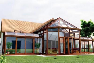 China Modern Aluminum Alloy Glass House for a Transparent Lifestyle with Abundant Natural Light for sale