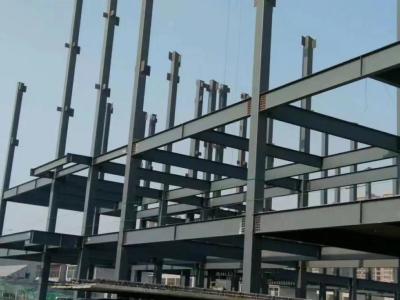 China Sturdy Commercial Steel Frame Building , Custom Steel Warehouse Construction for sale