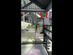 custom office building curtain wall aluminium soundproofing with light control