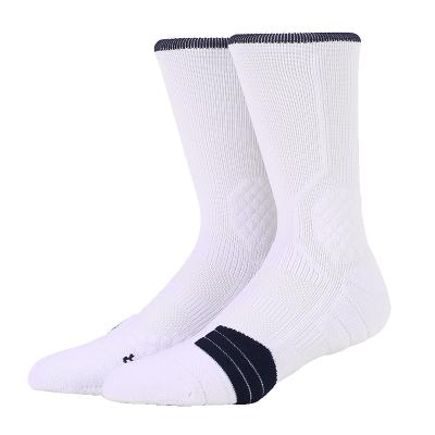 China Breathable Hot Selling Compression Sport Socks Men High Gradient Color Knee Socks Running Pressure Socks for sale