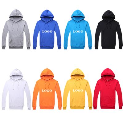 China Viable wholesale high quality men's custom logo cotton hoodie simple empty sweatshirt for sale