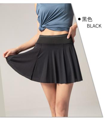 China QC-DK10 2021 Women's Summer Women's Gym Breathable Quick Dry Casual Hot Anti-Static Fitness Mini Skirts for sale