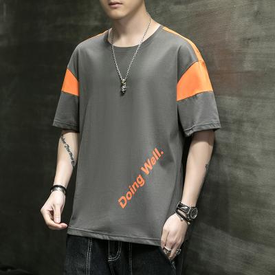 China Mens Streetwear Shirt 190G Cotton T-shirt Good Quality 100% Anti-Shrink Tees for sale