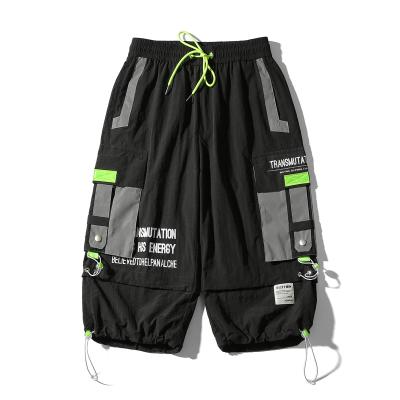 China ANSZKTN Men's Cargo Shorts Mens Breathable 2021 High Quality Nylon Streetwear Summer Sweat Shorts Hombre Hip Hop Short Pants For Men for sale