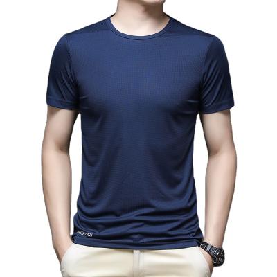 China ANSZKTN QUICK DRY Men's T-shirts Men's Quick Dry Short Compression T-shirt 2021 Summer Sleeve Gym Muscle Sports Breathable T-shirts for sale