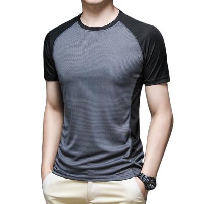 China ANSZKTN QUICK DRY Men's T-shirts Men's Quick Dry Short Compression T-shirt 2021 Summer Sleeve Gym Muscle Sports Breathable T-shirts for sale