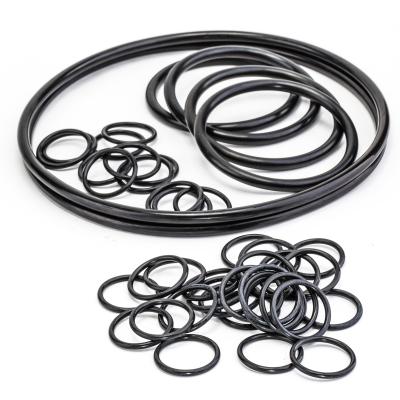 China Customized Rubber O Ring Seal NBR FKM Silicone Custom O Rings for sale