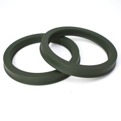 China PU Hydraulic Rod Seals Piston Seal Ring 118MM X 133MM X 9MM Green X Ring for sale