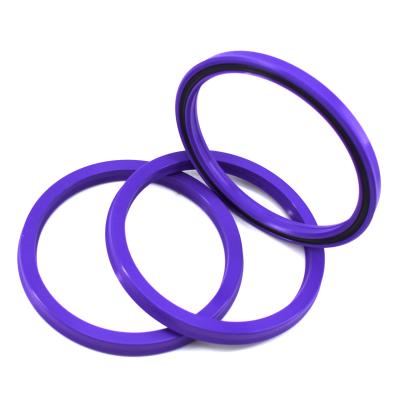 China Hydraulic Cylinder Main Seals Double Lip Purple Rod Seals Cylinder rod seal for sale