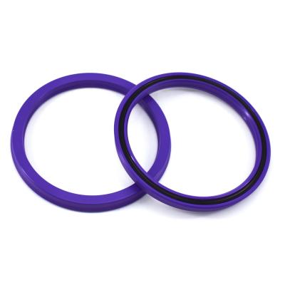 China Purple Color High Pressure Rod Seals Double Oil Seal Kit / Hydraulic Seal Set for sale