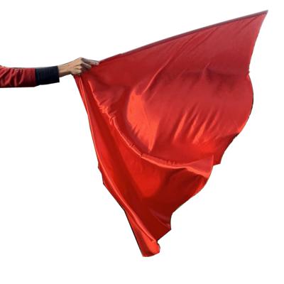 China Angelic Wing Worship Flag Satin Belly Dance Worship Flag Stage Performance Worship Flag Dance Wear OEM for sale