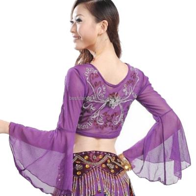 China from above & Tees from above & Indian Open Top Dive BeatDance Belly Dance Women Festival Dancing Fancy Blouse Top for sale