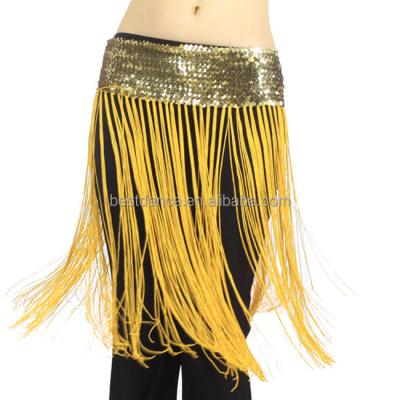 China Hip Scarf BestDance Belly Dance Tassel Hip Belt Trims Women Festival Party Club Fancy Skirt Costumes for sale