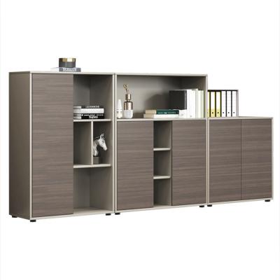 China Correc Assembled Wooden Office File Cabinet Greenery Low Cabinet for Pantry Lounge Storage for sale