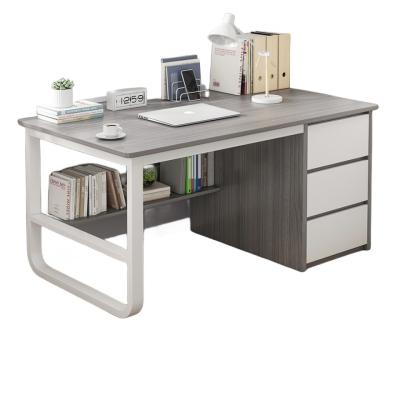 China Modern Simple Office Desk with Drawer Customized Colors and Surface Material Other for sale