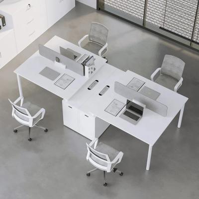 China Customized Colors Modern Office Furniture Computer Workstation Table for Single Seater for sale