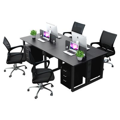 China Metal Legs Modern Multi-Person Desk Set for Customer Required Office Organization for sale