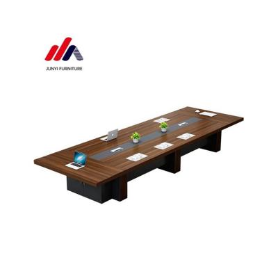 Chine E1 MDF/MFC Mélamine Table de réunion énorme Table de conférence moderne pour multi-fonctionnel à vendre