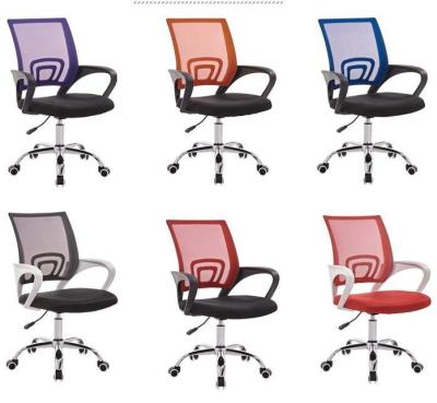 China Staff Chair Black Bow Lift Mesh Swivel Office Chair for Comfort and Breathable Seating for sale