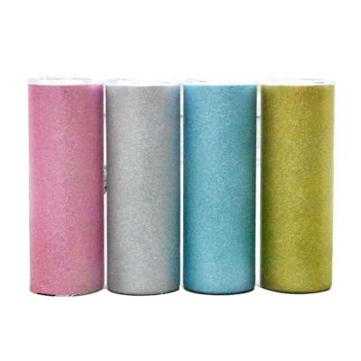 China Viable USA Warehouse Stocked 20 oz Shimmer Sublimation Straight Powder Rough White Surface Lean Tumbler for sale