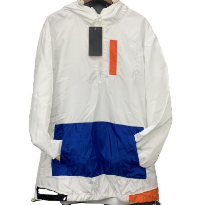 China Low MOQ hoody anorak jacket DL123 from factory windproof for outdoor custom promotion or camping jacket for sale